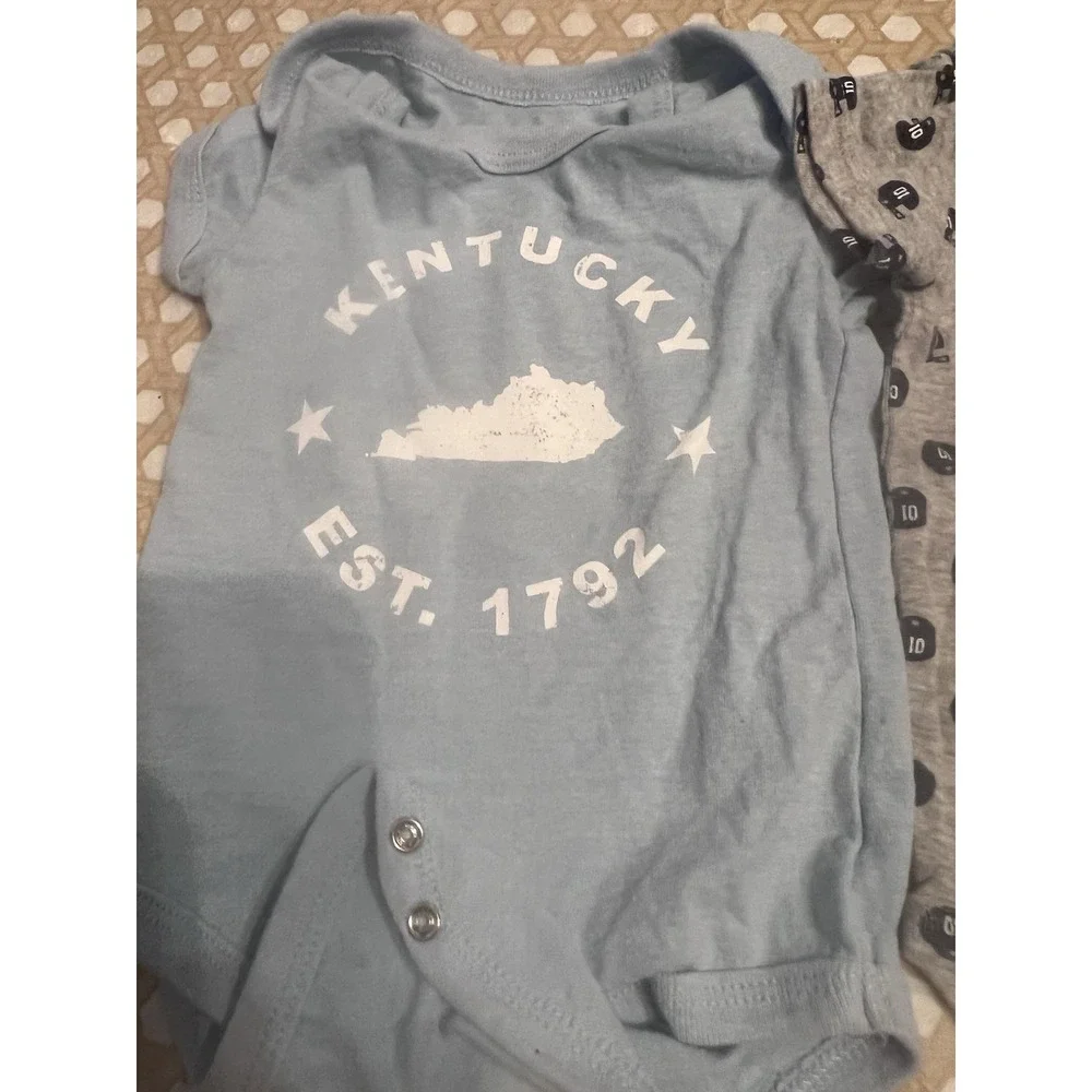 Baby Boys One Piece 3-6‎ & 6 Months Lot Of 2